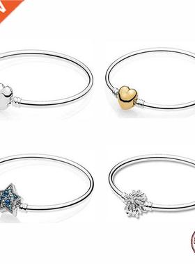 925 Silver Fit Original Pandora Charms ead Firework Five-po