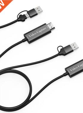 HD Video Capture Card USB A/C Dual Interface HDMI-compatible