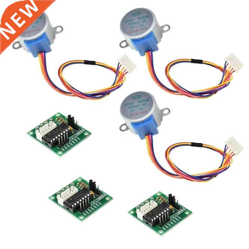 3 Sets 28YJ-48 5V Stepper Motor With Drive / Test Module