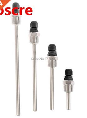 4Pcs/set 50/100/150/200mm Stainless Steel Thermowell Waterpr