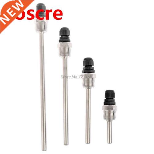 4Pcs/set 50/100/150/200mm Stainless Steel Thermowell Waterpr