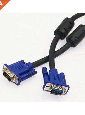 50cm/1.5m/m/5m VGA Cable +6 HD 15Pin Male to Male Extensio