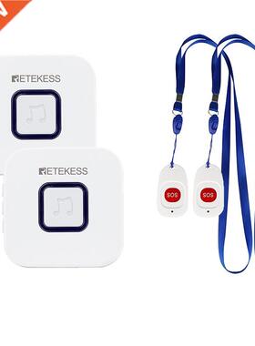 Wireless Caregiver Pager SOS Call Button Nurse Calling Alert