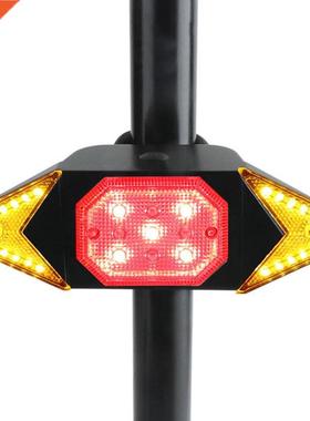 LED USB Rechargeable Turning Signal Cycling Taillight Bicycl