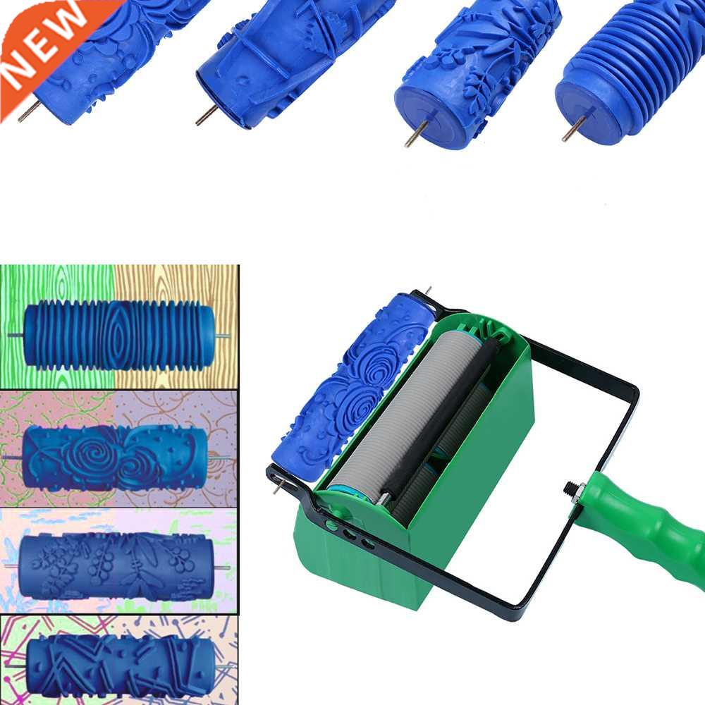 Handheld Single/Double Color Texture Roller Painting Machine