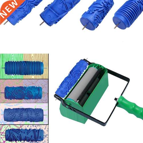 Handheld Single/Double Color Texture Roller Painting Machine