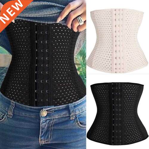 Women Latex Wai Trainer Body Shaper with Zipper Cincher Co