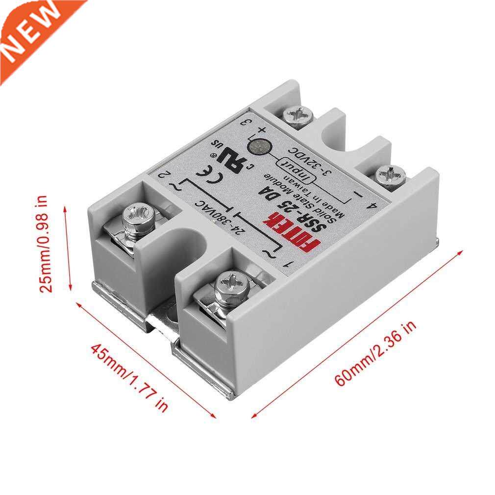*1pc Newest 1pcs Solid State Relay Module SSR-25DA 25A /250V