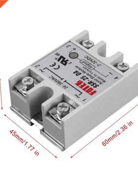 *1pc Newest 1pcs Solid State Relay Module SSR-25DA 25A /250V