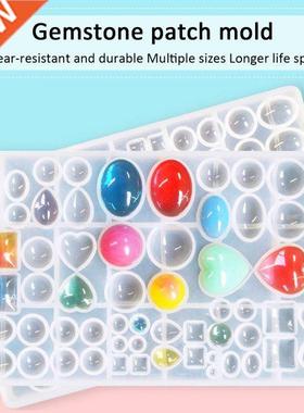 Cabochon Gem Jewelry Silicone Mould Epoxy Resin Ering Pend