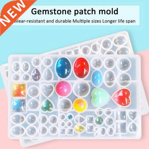 Cabochon Gem Jewelry Silicone Mould Epoxy Resin Ering Pend