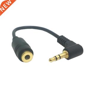 90 Degree 3.5mm 3pole Audio music mic Male To Female Extensi