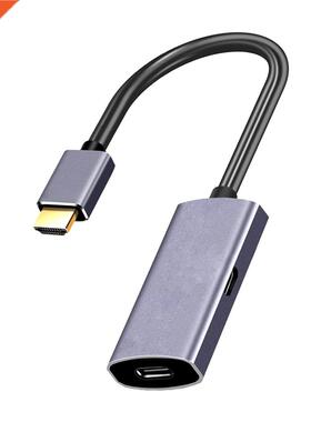 Adapter Portable HDMI-compatible To Type C Bus 4k60hz Audio