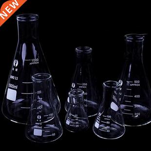 1 PC Erlenmeyer Borosilicate Glass Flask Narrow Neck Conical