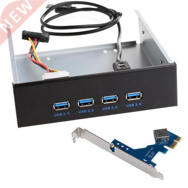 4 Ports USB 3.0 Front Panel Splitters HUB USB 3.0 PCI Expres