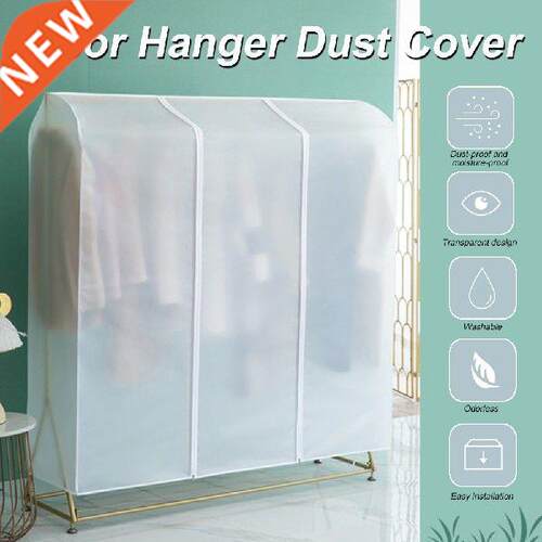 Garment Rack Cover Dust-Proof Full Cover Garment Coat