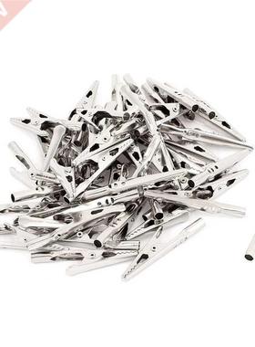 Electric Non Insulated Testing Crocodile Alligator Clips 50