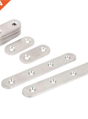 10Pcs Flat Mending Plates Brackets 40X15mm & 2Pcs 125mmx