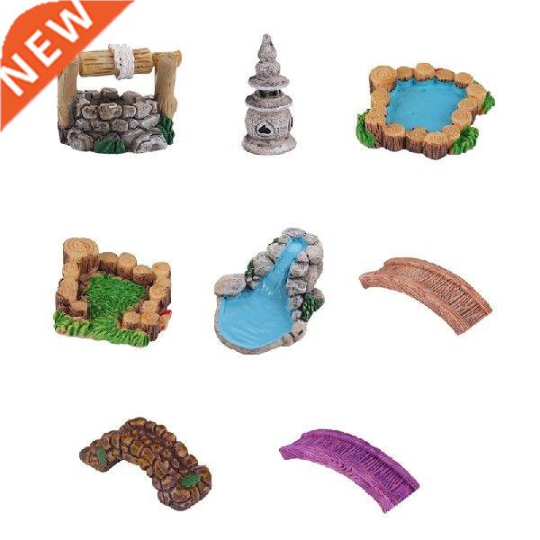 Miniature Pond Bridge Kit Figurines Miniature Craft Fairy