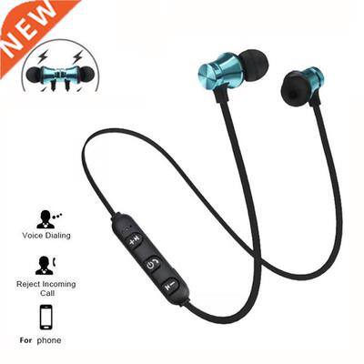 Sports magnet Stereo Bluetooth Earphone With HD Mic Wireless
