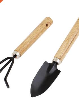Plant Mini Gardening Spade Shovel Rake Set 2 in 1