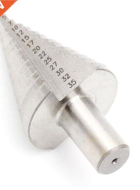 13 Step HSS Spiral Grooved Conical Cone Drill Bit Hole Cutte