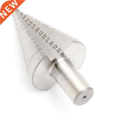 13 Step HSS Spiral Grooved Conical Cone Drill Bit Hole Cutte