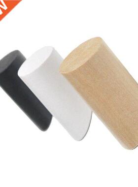 Natural Wood Clothes Hanger Wall Mounted Coat Hook