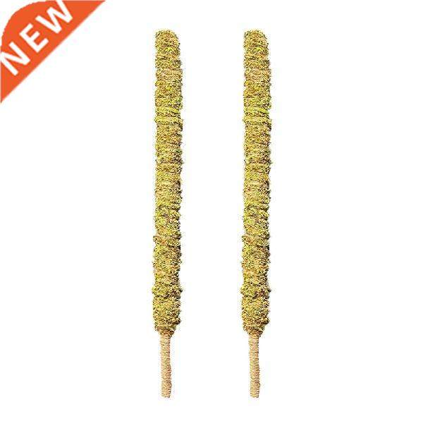 2 Pack 25 Inch Real Moss Pole For Monstera Bendable Plant