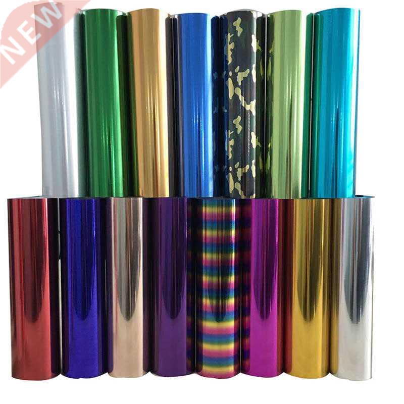 Free shipping 25cmx100cm metallic heat transfer vinyl metal
