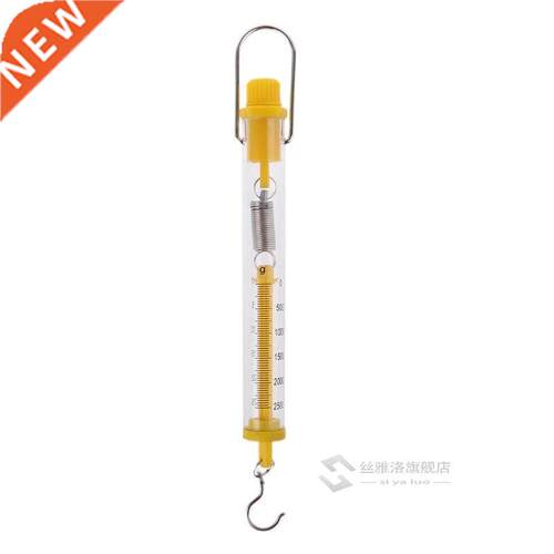 25N Dynamometer Plastic Tubular Spring Scale Dual Scale Labe