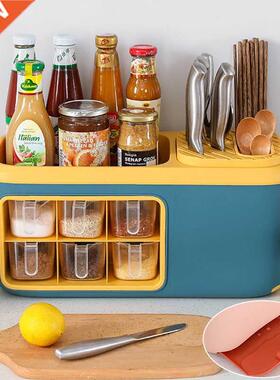 Moisture-Proof Seasoning Box Set Plastice Containers