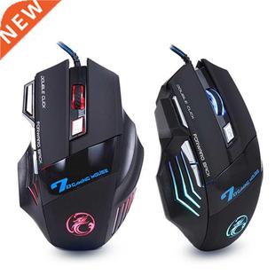 Ergonomic Wired Gaming Mouse LED 5500 DPI USB Computer Mouse