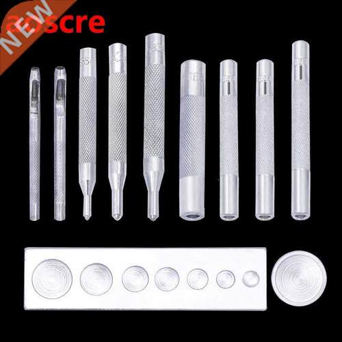 11Pcs/Set Metal  Leather Craft Tool Snap Rivet Fastener