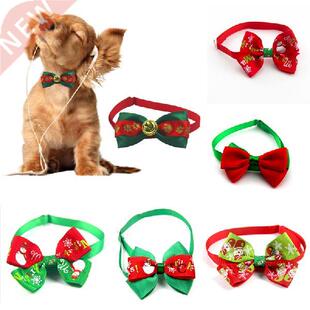 Christmas Cat Dog Collar Dog Accessories Cats Dog Bow Tie
