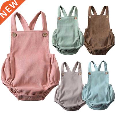 Newborn Infant Baby Boy Girls rompers Velvet playsuit Sleeve