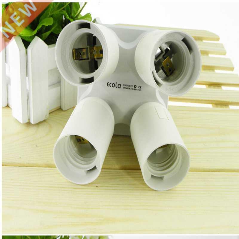 Base 4 In 1 E27 Base Bulb Adapter Holder Socket Splitter 1
