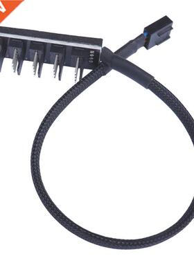 5-Way 4Pin CPU Power Cable Hub CPU Cooler Case PWM Cooling F