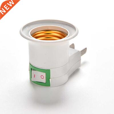 E27 LED Light Male Socket to EU Type Plug Adapter Converter