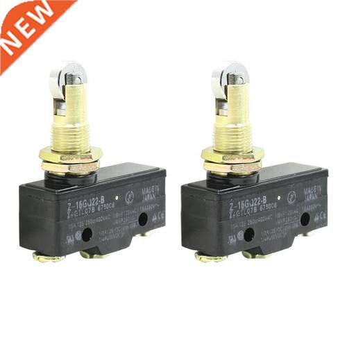 2 Pcs Z-15GQ22-B 3 Screw Terminals Mount Roller Plunger Basi