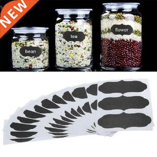 36pcs Blackboard Spice Sticker Reusable Jar Labels Kitchen