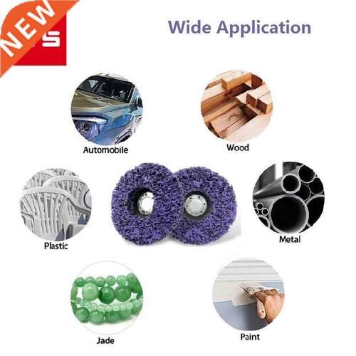 2/5pcs 125mm Grind Disc Abrasive Wheel Paint Rust Remover Po
