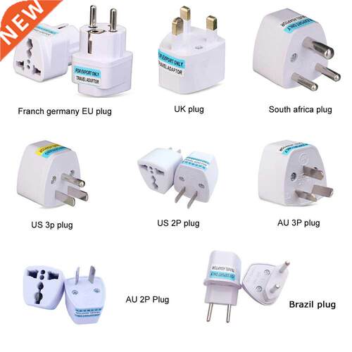 Universal Kr European EU To US UK Power Plug Adapter USA Isr