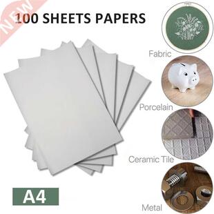 100Pcs A4 Carbon Transfer Graphite Paper Tracing Reusable Tr