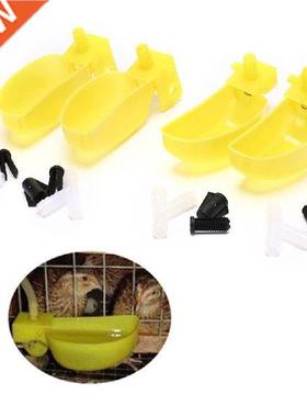4pcs poultry drinking bowl water cup waterers dispenser