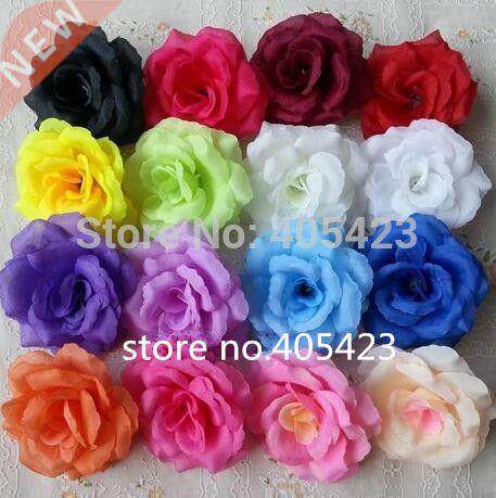 Wholesale 100pcs/lot Dia:10cm Silk Rose Heads Artificial