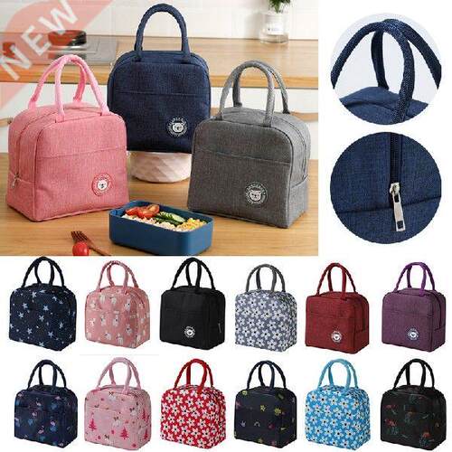 Functional Pattern Cooler Lunch Box Portable Insulated