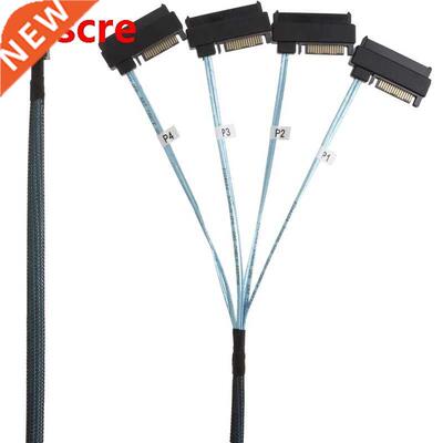 Internal Mini SAS SFF-8643 to (4) 29Pin SFF-8482 Connectors
