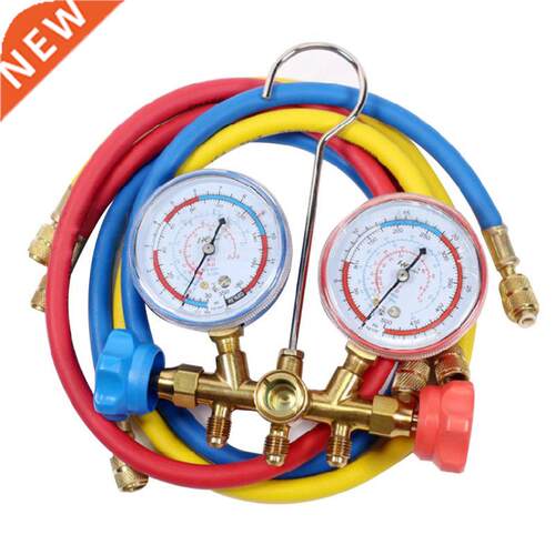 AC Diagnostic Manifold Freon Gauge Hose Set Charging R134A R