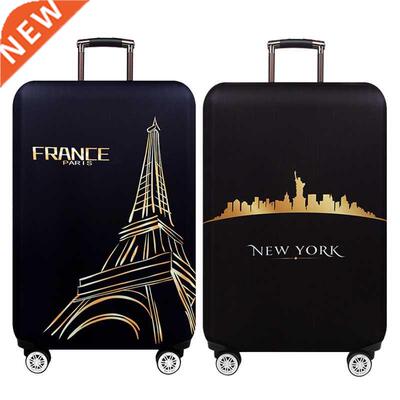 New York Paris Thicken Luggage Protective Cover 18-32inch Tr